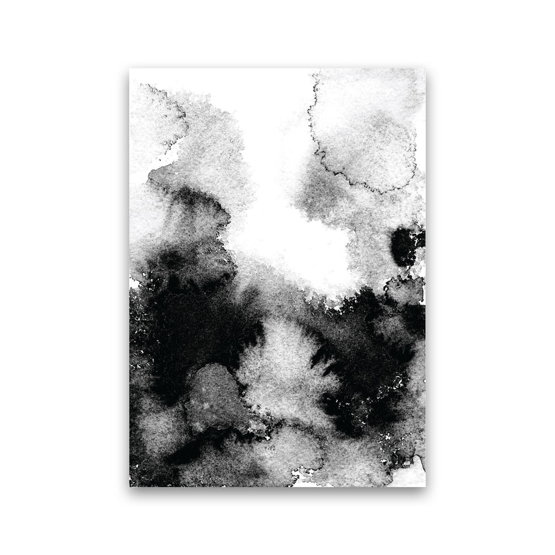 Majestic Monochrome Watercolour 12 Art Print by Pixy Paper Print Only