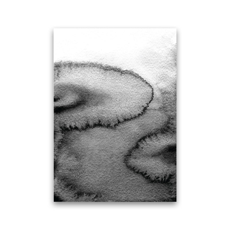Majestic Monochrome Watercolour 15 Art Print by Pixy Paper Print Only