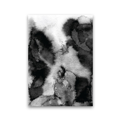 Majestic Monochrome Watercolour 11 Art Print by Pixy Paper Print Only