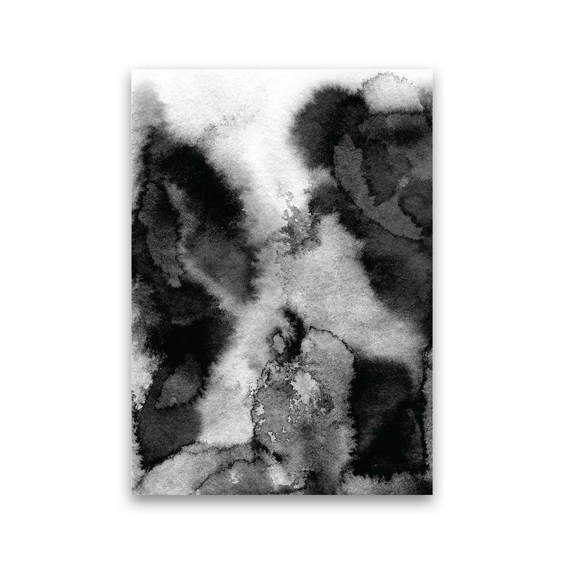 Majestic Monochrome Watercolour 11 Art Print by Pixy Paper Print Only
