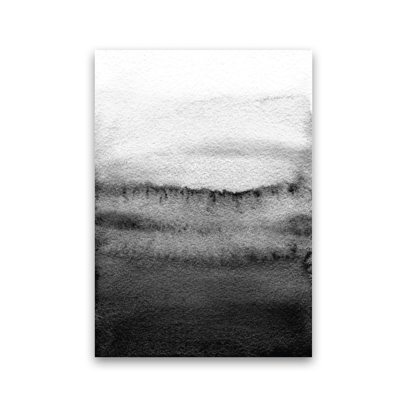 Majestic Monochrome Watercolour 18 Art Print by Pixy Paper Print Only