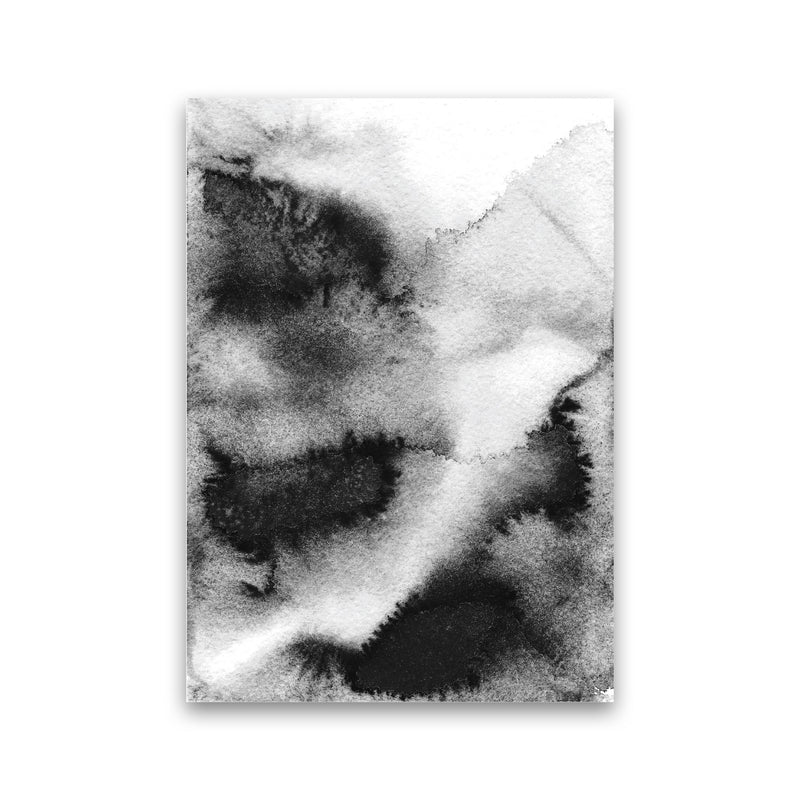 Majestic Monochrome Watercolour 03 Art Print by Pixy Paper Print Only