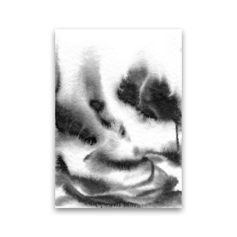Majestic Monochrome Watercolour 06 Art Print by Pixy Paper Print Only