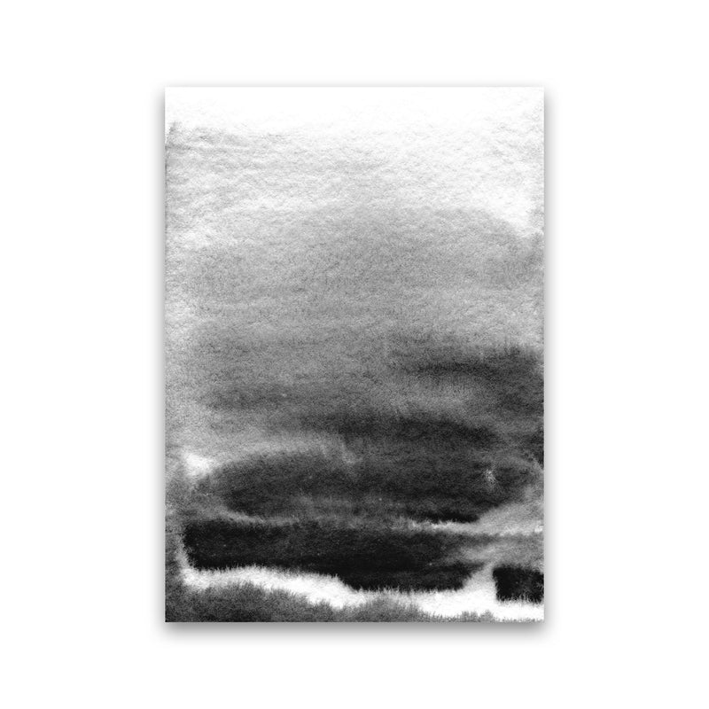 Majestic Monochrome Watercolour 02 Art Print by Pixy Paper Print Only