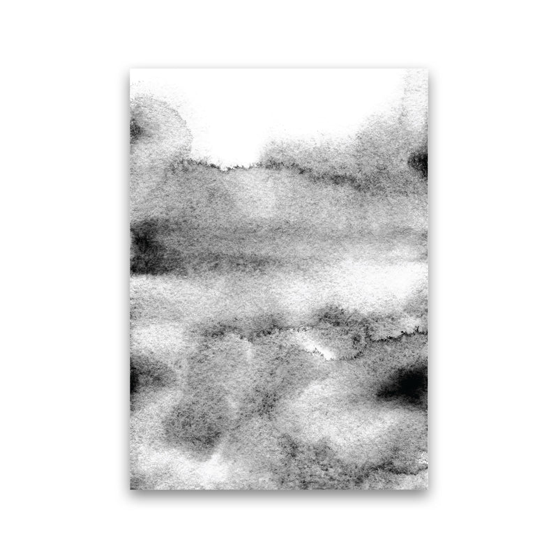 Majestic Monochrome Watercolour 04 Art Print by Pixy Paper Print Only
