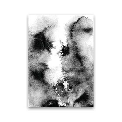 Majestic Monochrome Watercolour 10 Art Print by Pixy Paper Print Only