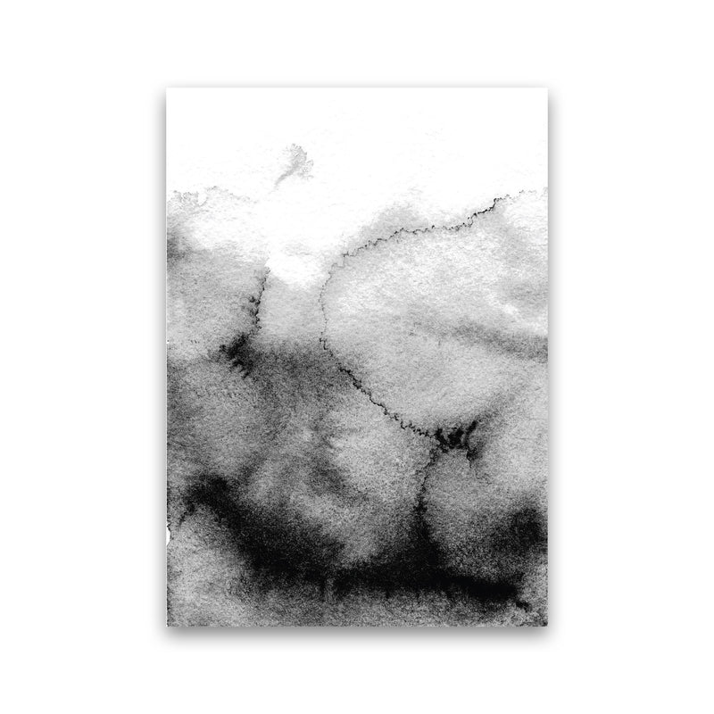 Majestic Monochrome Watercolour 09 Art Print by Pixy Paper Print Only