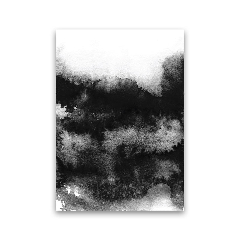 Majestic Monochrome Watercolour 05 Art Print by Pixy Paper Print Only