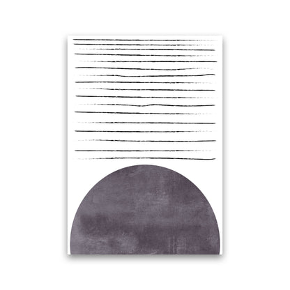 Sun lines pink cotton Art Print by Pixy Paper Print Only
