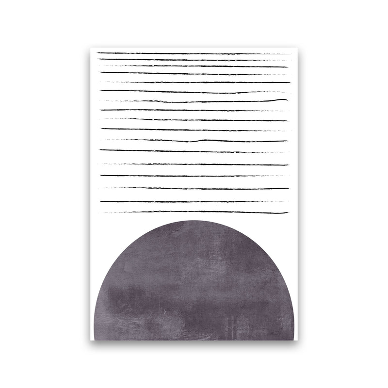 Sun lines pink cotton Art Print by Pixy Paper Print Only