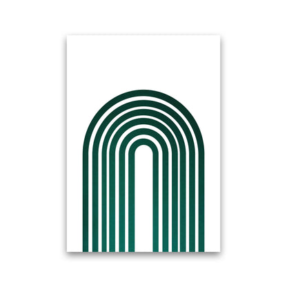 Rainbow emerald Art Print by Pixy Paper Print Only