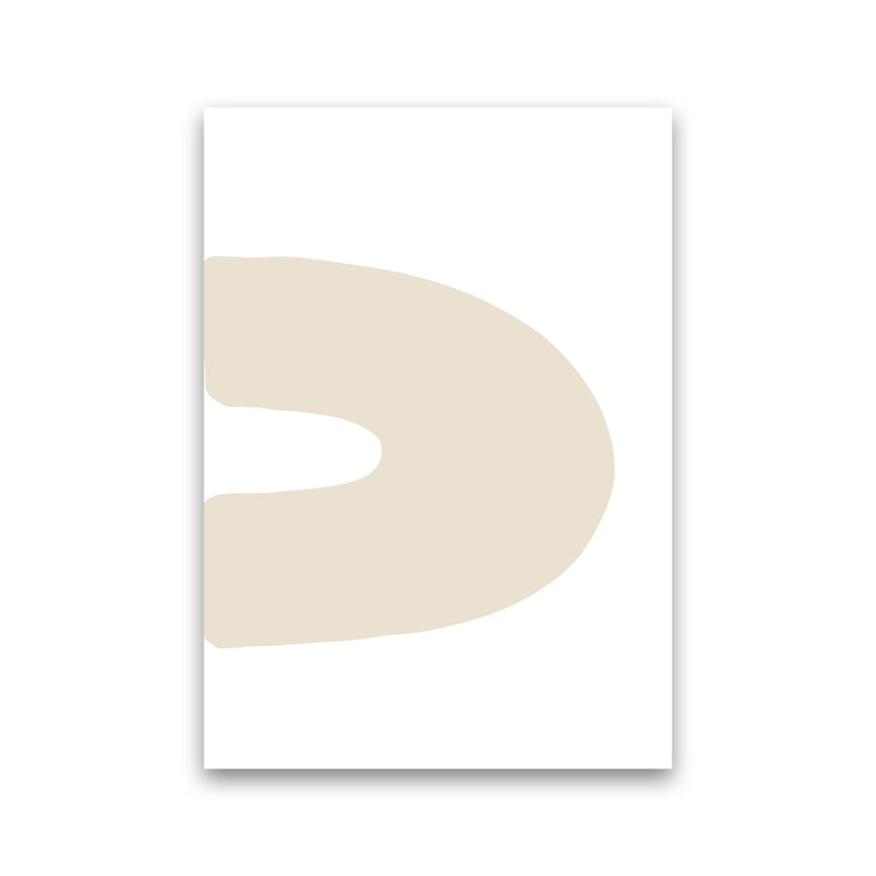 Inspired Side Beige Rainbow Art Print by Pixy Paper Print Only