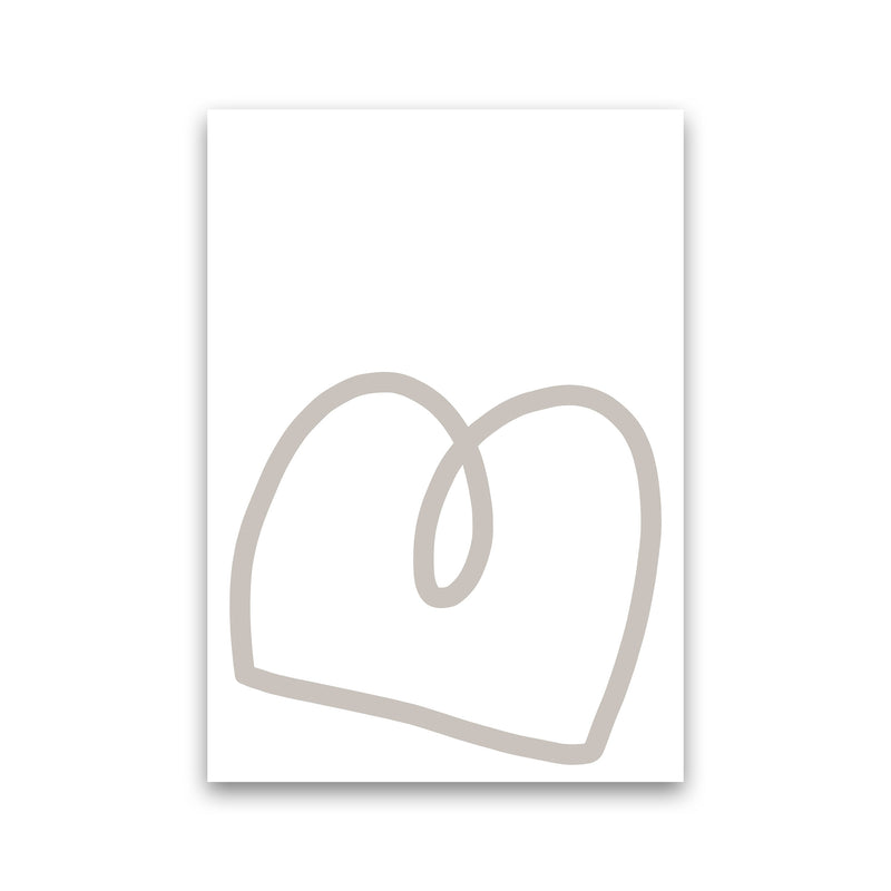 Inspired Stone Line Art Art Print by Pixy Paper Print Only