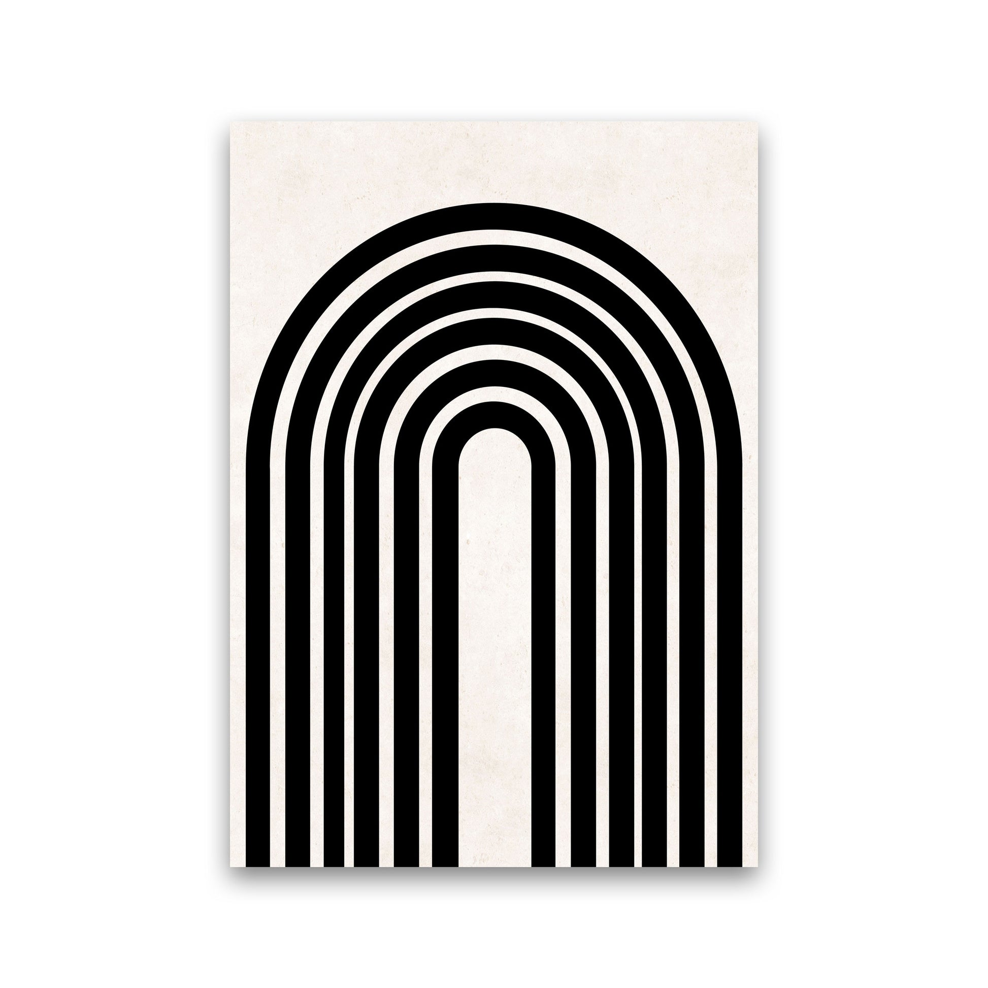 Black rainbow Art Print by Pixy Paper Print Only