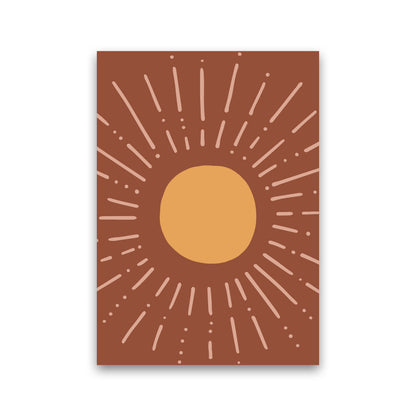 Autumn Sun abstract Art Print by Pixy Paper Print Only