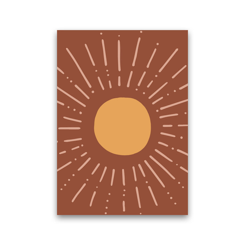 Autumn Sun abstract Art Print by Pixy Paper Print Only