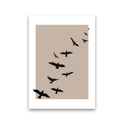 Autumn Skye abstract Art Print by Pixy Paper Print Only