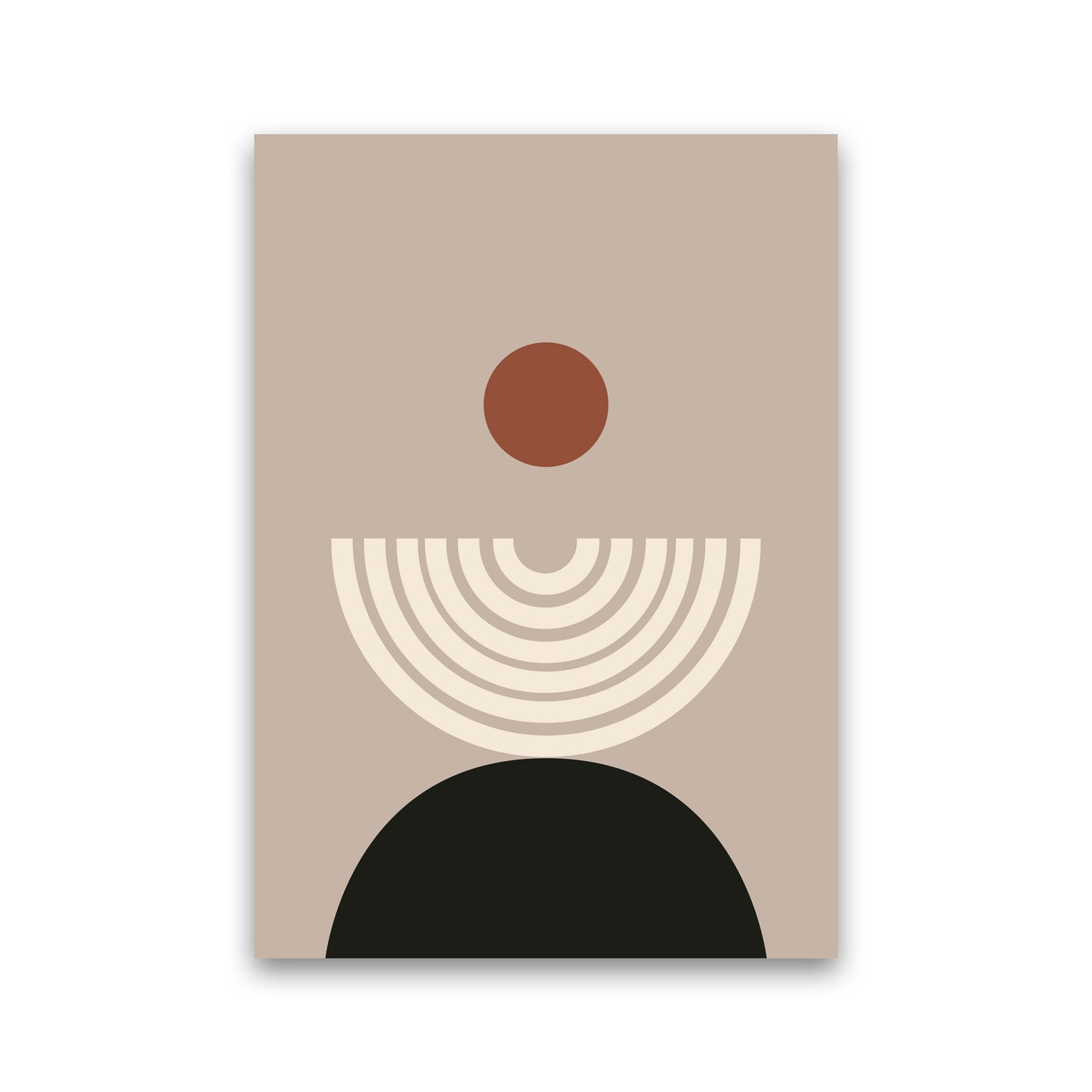 Autumn Lucille abstract Art Print by Pixy Paper Print Only