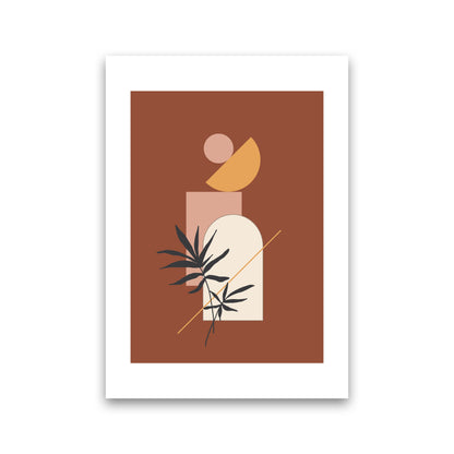 Autumn Fern abstract Art Print by Pixy Paper Print Only