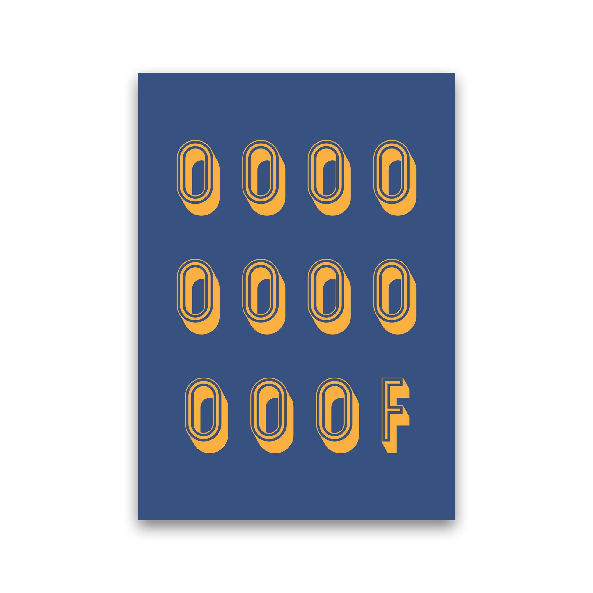 Ooof Art Print by Pixy Paper Print Only
