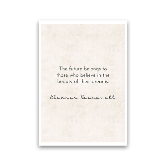 The Future - Roosevelt Art Print by Pixy Paper Print Only