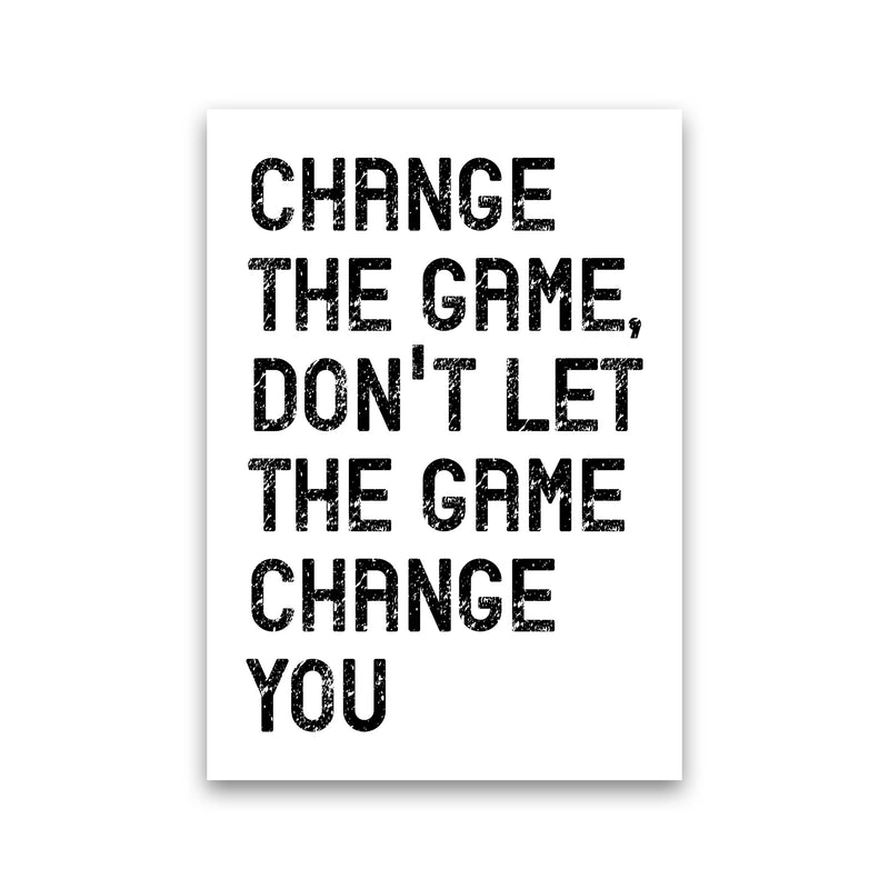 Change The Game Art Print by Pixy Paper Print Only