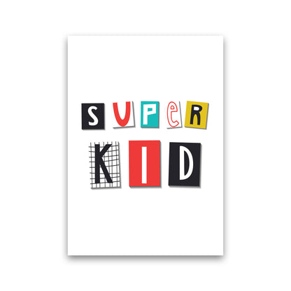 Super kid Art Print by Pixy Paper Print Only