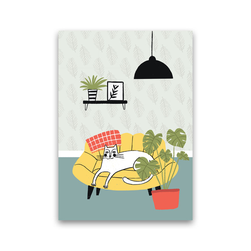 It's A Cat Life Art Print by Pixy Paper Print Only