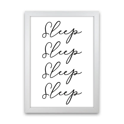 Sleep Modern Print White Grain