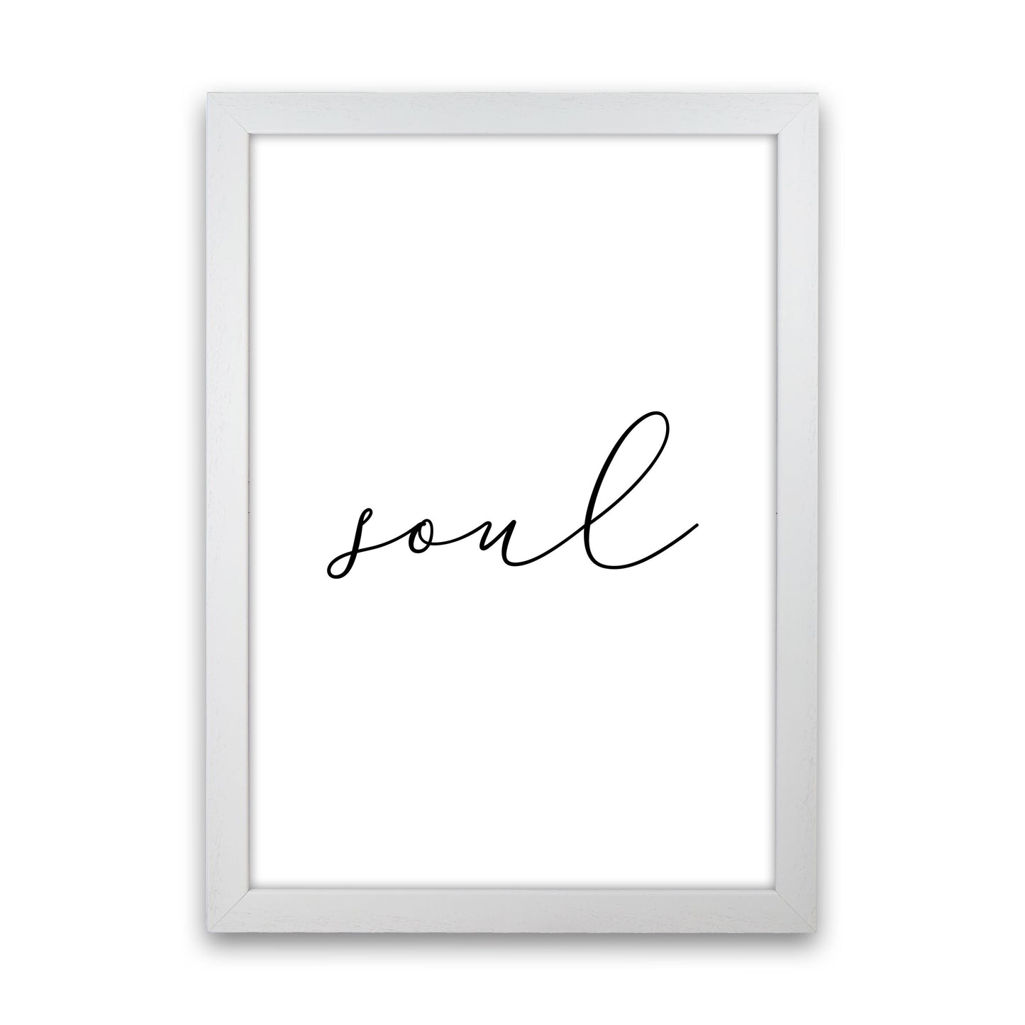 Soul Modern Print White Grain