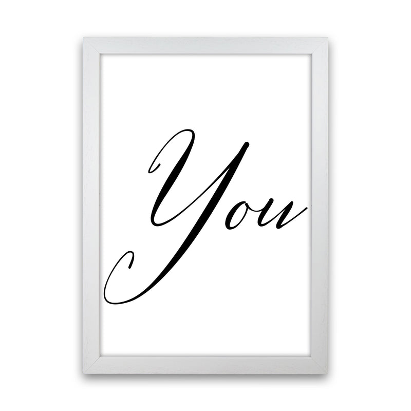You Modern Print White Grain