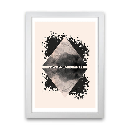 Nude And Black Watercolour 1 Art Print by Pixy Paper White Grain