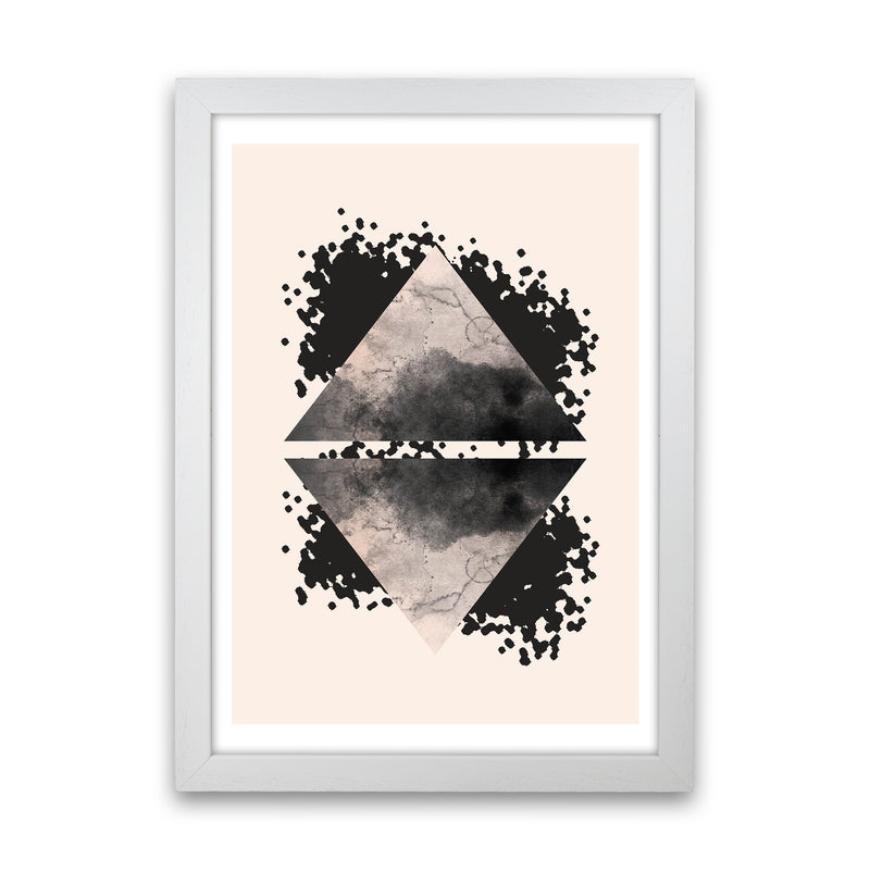 Nude And Black Watercolour 1 Art Print by Pixy Paper White Grain