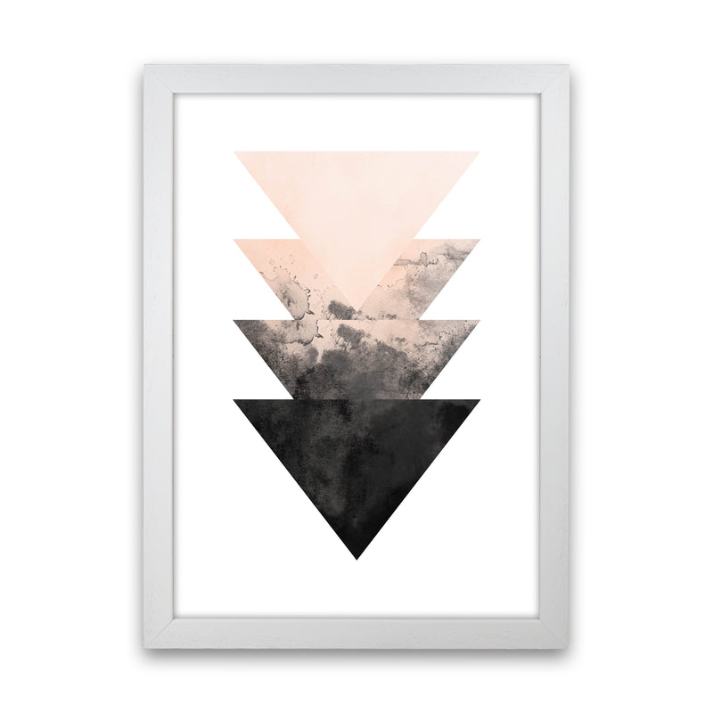 Nude And Black Watercolour 4 Art Print by Pixy Paper White Grain