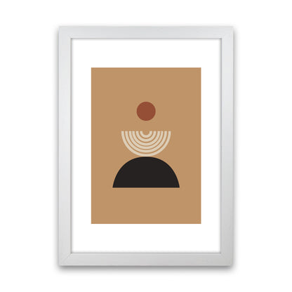 Mica Sand Fountain N19  Art Print by Pixy Paper White Grain