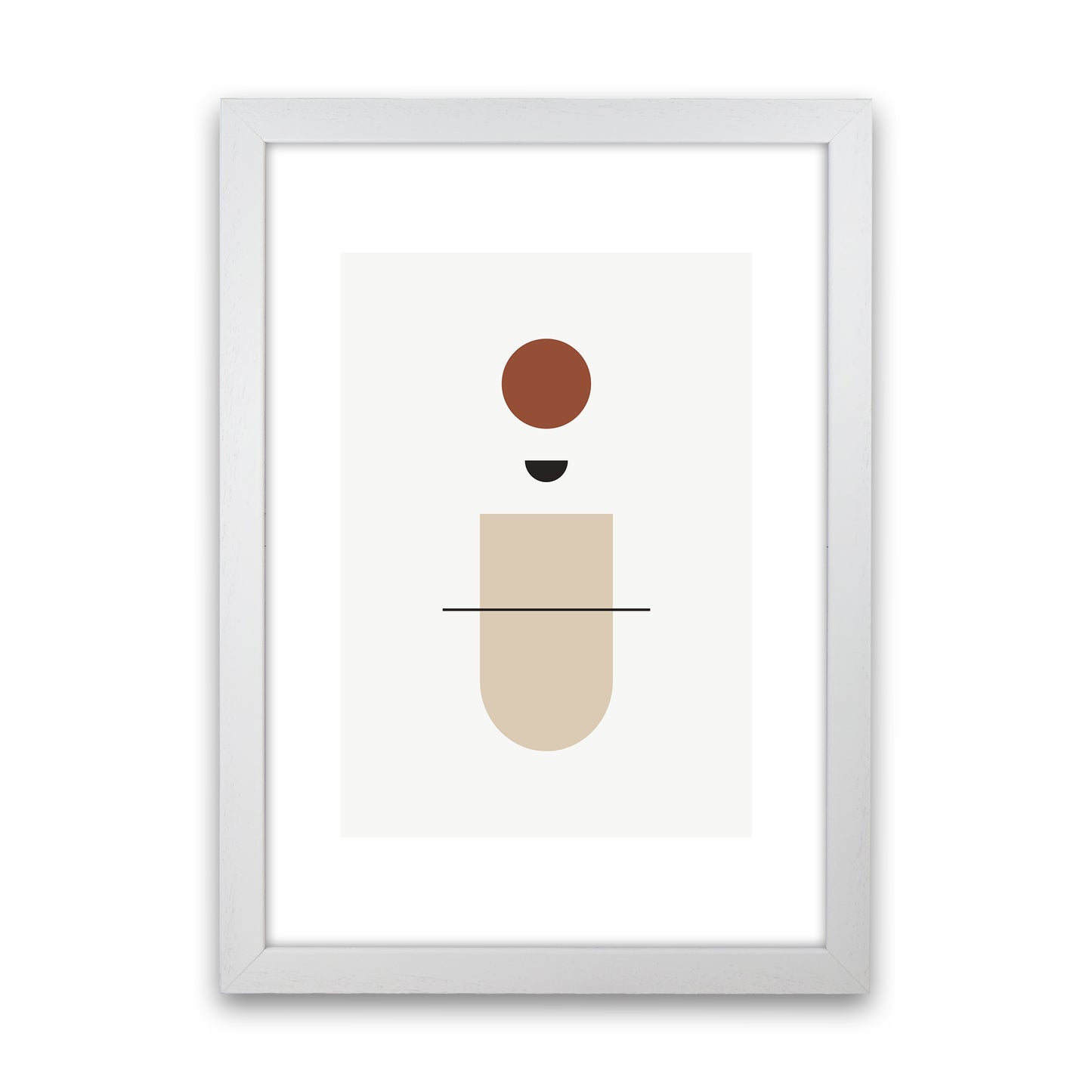 Mica Sand N11  Art Print by Pixy Paper White Grain