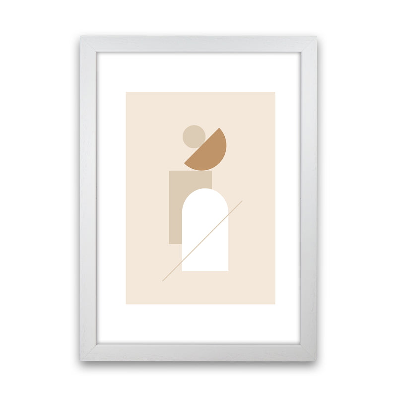 Mica Sand N21  Art Print by Pixy Paper White Grain