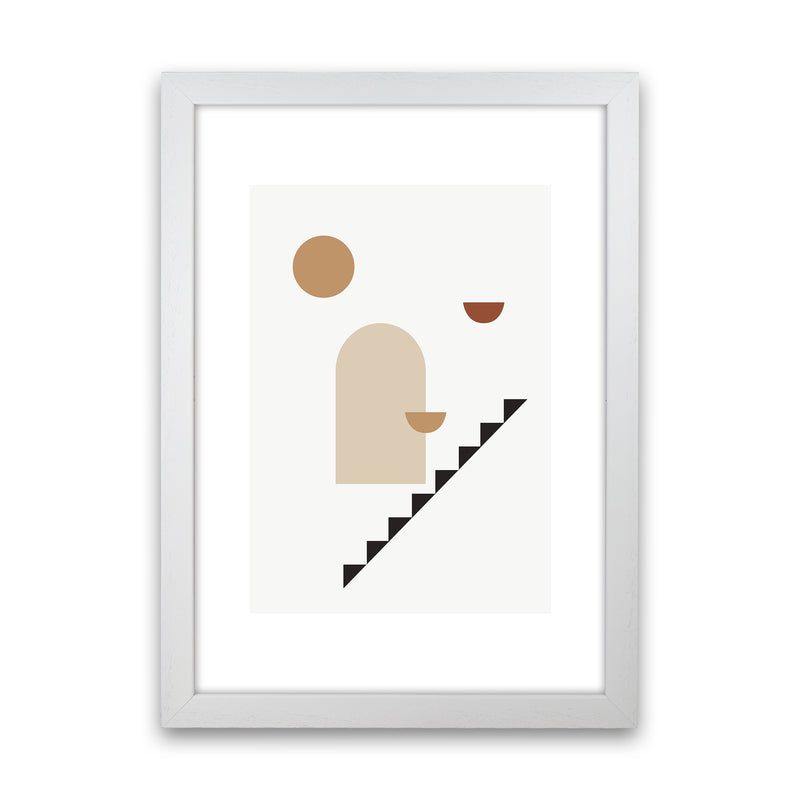Mica Sand N26  Art Print by Pixy Paper White Grain