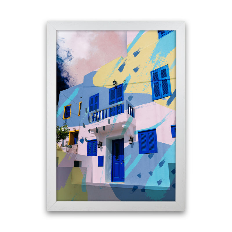 Buliding Pop  Art Print by Pixy Paper White Grain