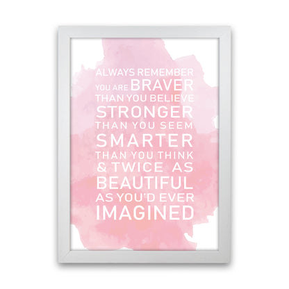 Smarter Than You Think Art Print by Pixy Paper White Grain