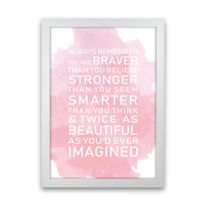 Smarter Than You Think Art Print by Pixy Paper White Grain