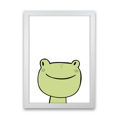 Frog  Art Print by Pixy Paper White Grain