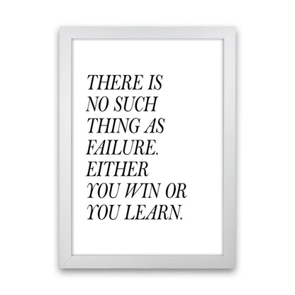 There Is No Such Thing  Art Print by Pixy Paper White Grain