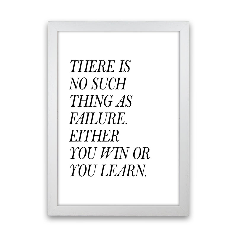 There Is No Such Thing  Art Print by Pixy Paper White Grain