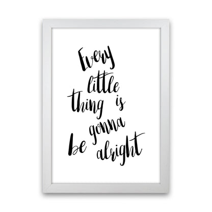 Every Little Thing  Art Print by Pixy Paper White Grain