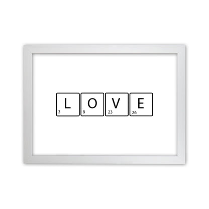 Love Letters  Art Print by Pixy Paper White Grain