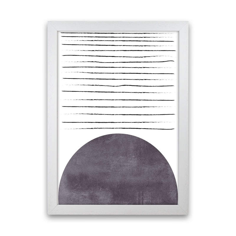 Sun lines pink cotton Art Print by Pixy Paper White Grain