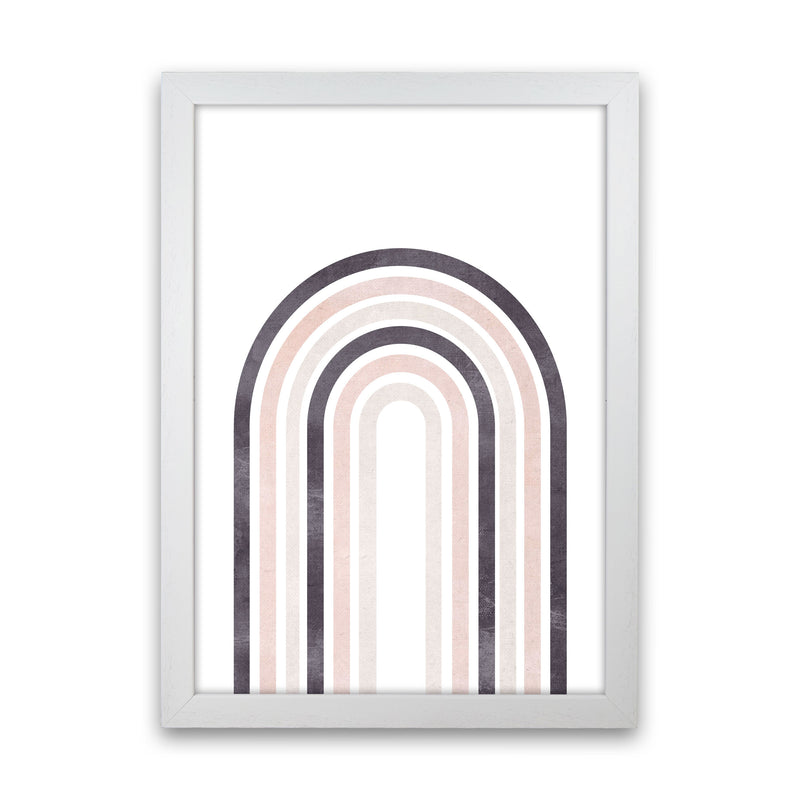 Rainbow pink cotton Art Print by Pixy Paper White Grain