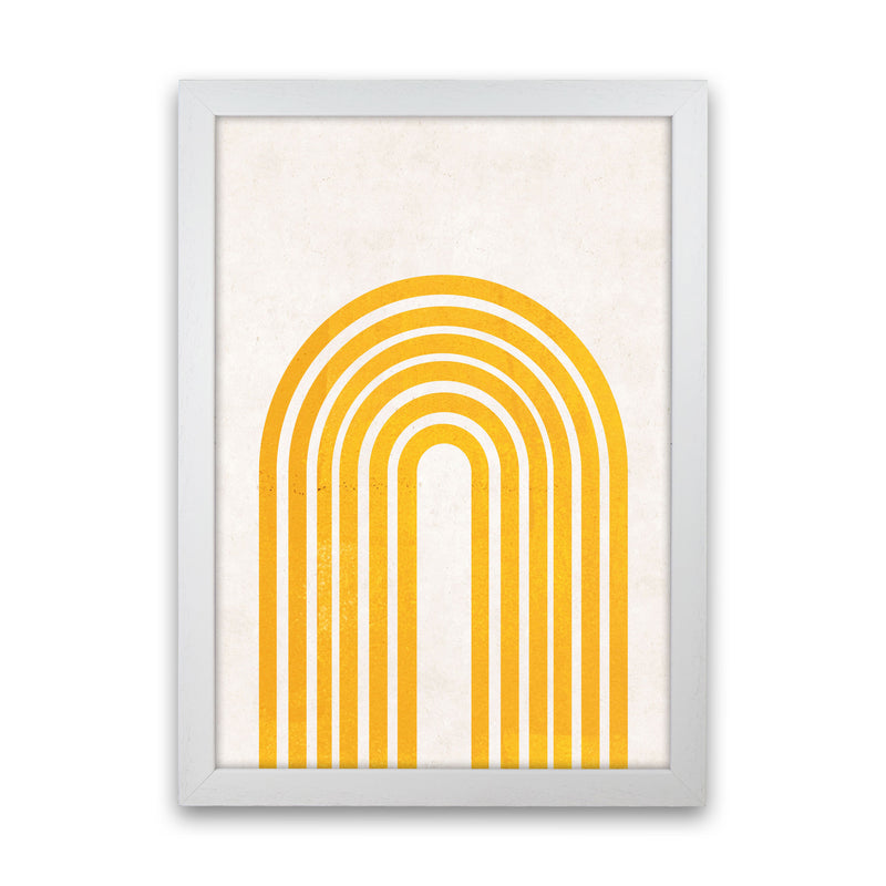 Rainbow mustard Art Print by Pixy Paper White Grain