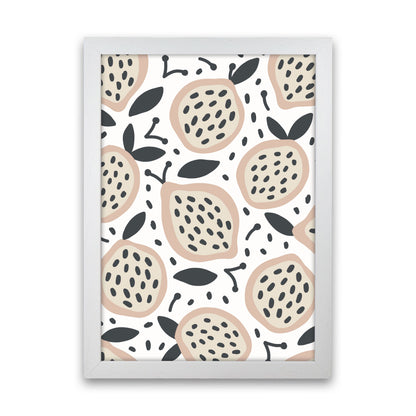 Inspired Fruit Art Print by Pixy Paper White Grain